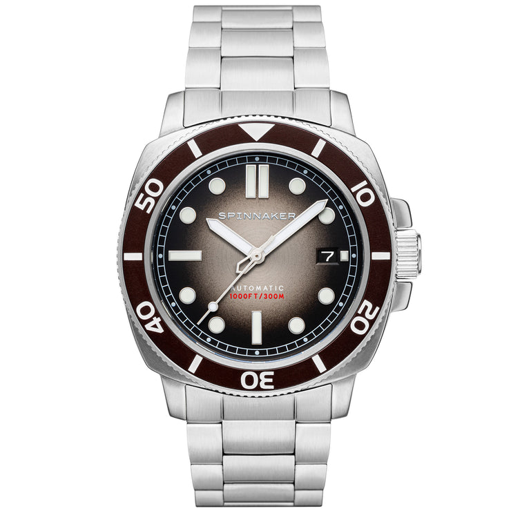 Spinnaker Hull Diver Automatic Harvest Brown