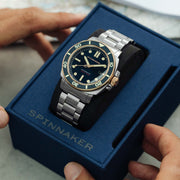 Spinnaker Hull Diver Automatic Patriot Blue