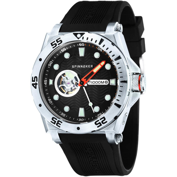 Spinnaker Overboard 1000M Automatic Black Red Silver