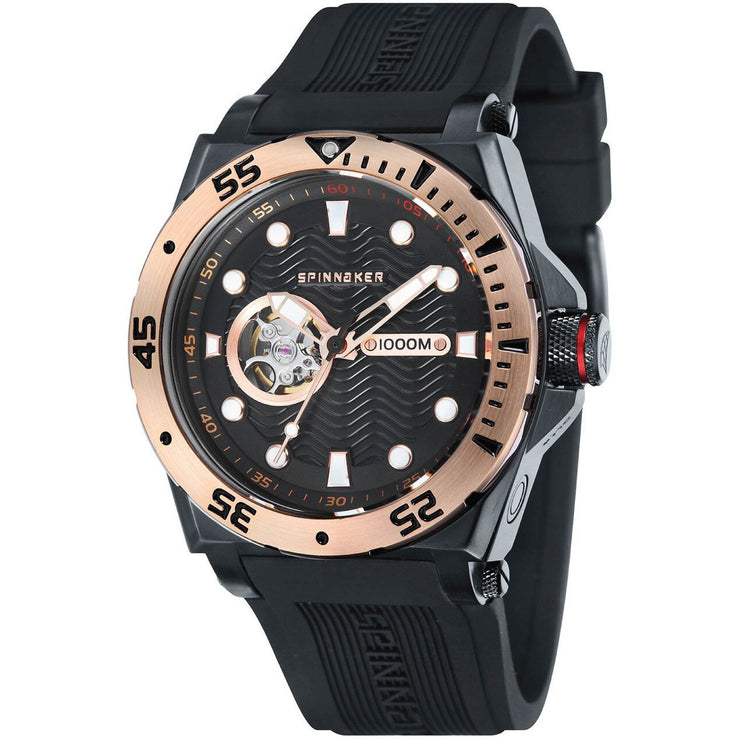 Spinnaker Overboard 1000M Automatic Black Rose Gold