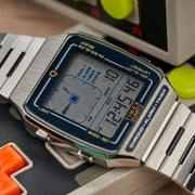 Timex Q LCA Reissue Digital 33MM Silver