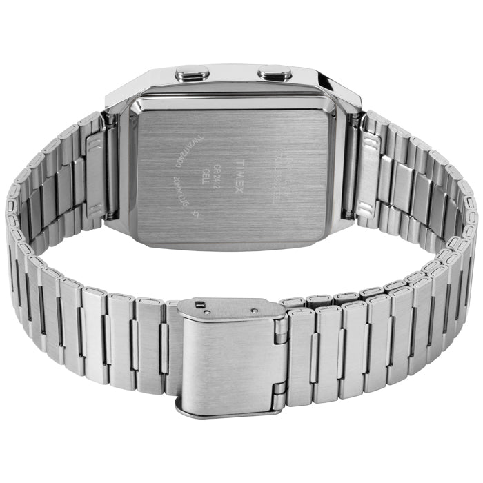 Timex Q LCA Reissue Digital 33mm Silver | Watches.com