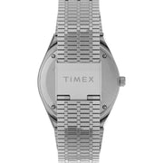 Timex Q 36mm Blue Silver SS