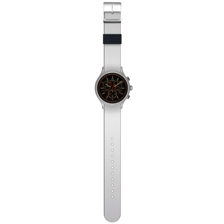 Timex Archive Allied Chrono 42mm Reversible Silver Black