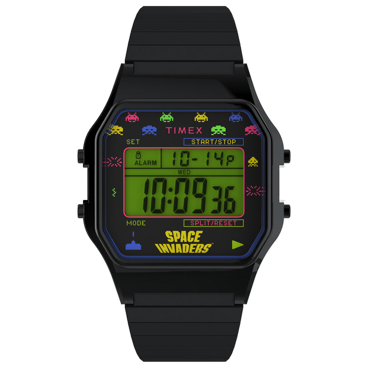 Timex T80 x Space Invaders 34mm Black
