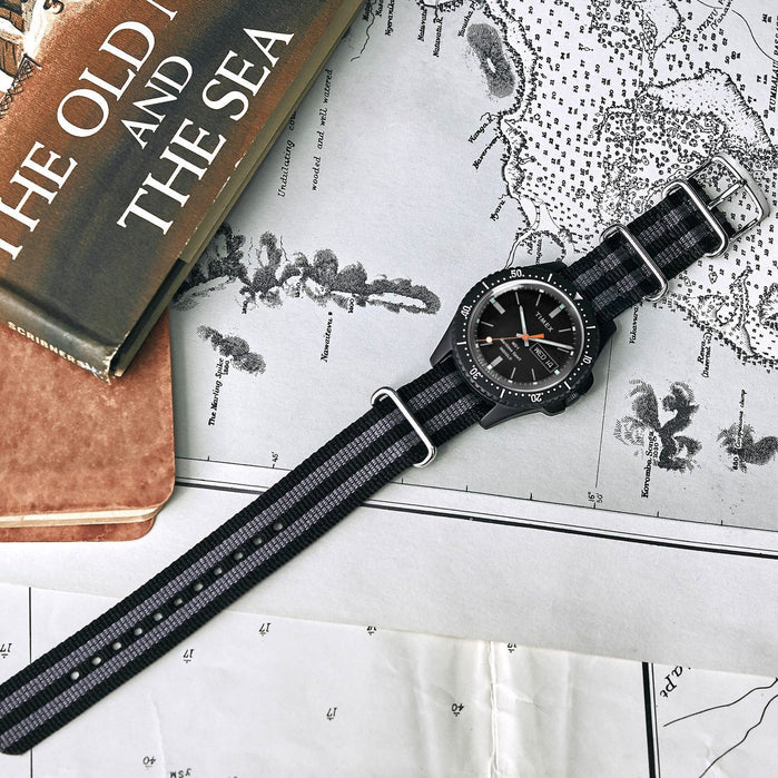 Timex Todd Snyder Maritime Sport All Black angled shot picture