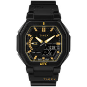 Timex x UFC Colossus Ana-Digi 45mm Black Gold