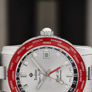 Zodiac ZO9410 Super Sea Wolf Automatic GMT Silver SS Limited Edition