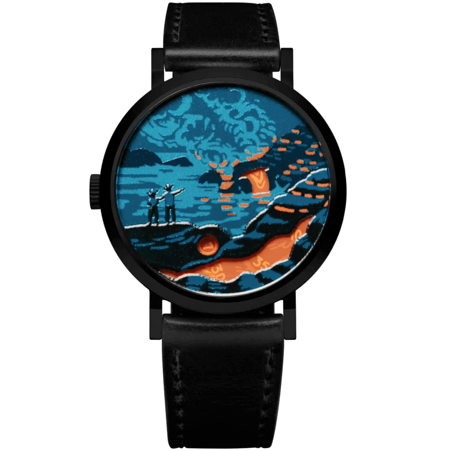Asterisk Hawaii Volcanoes Jump Hour Automatic | Watches.com