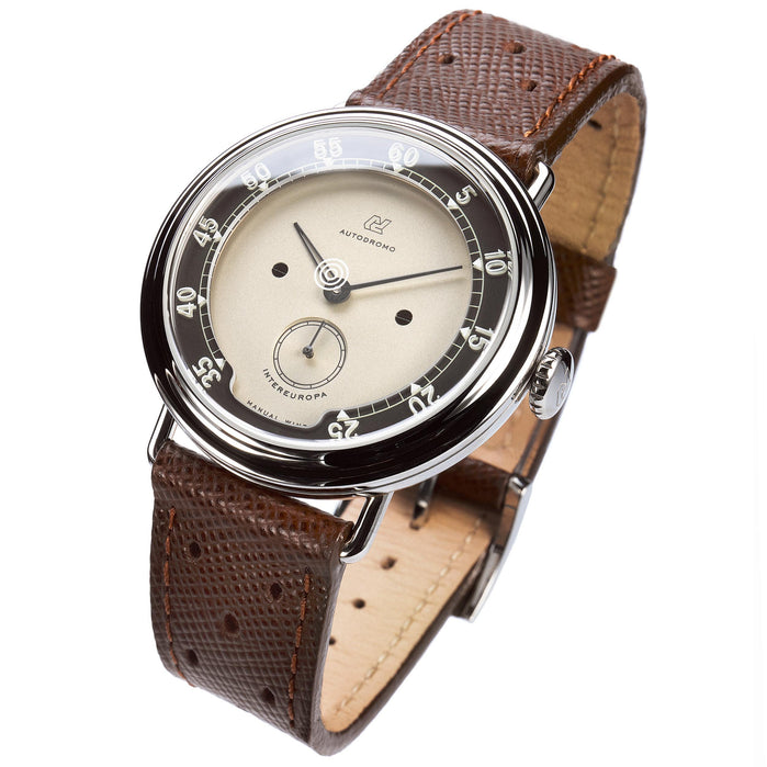 Autodromo Intereuropa Hand Wind Brown Beige angled shot picture