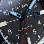 Ballast Trafalgar Dual Time Automatic Blue Brown