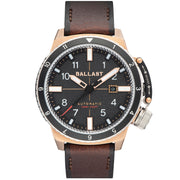 Ballast Trafalgar Dual Time Automatic Brown Gold
