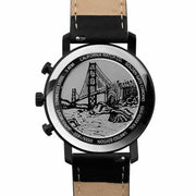 California Watch Co. Golden Gate Chrono Leather All Black Gold