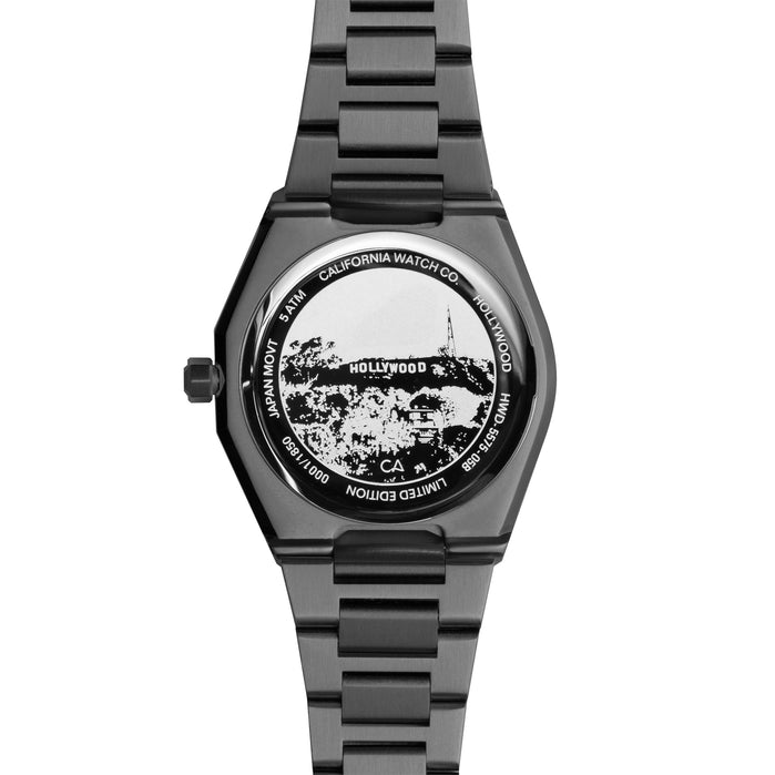 California Watch Co. Hollywood 32 All Gunmetal angled shot picture