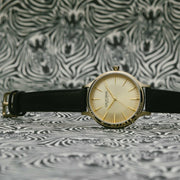 California Watch Co. Laguna 34 Leather Black Gold