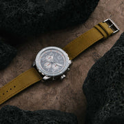 California Watch Co. Mavericks Chrono Leather Sand Gray White