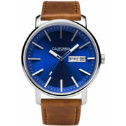 California Watch Co. Mojave Leather Brown Navy