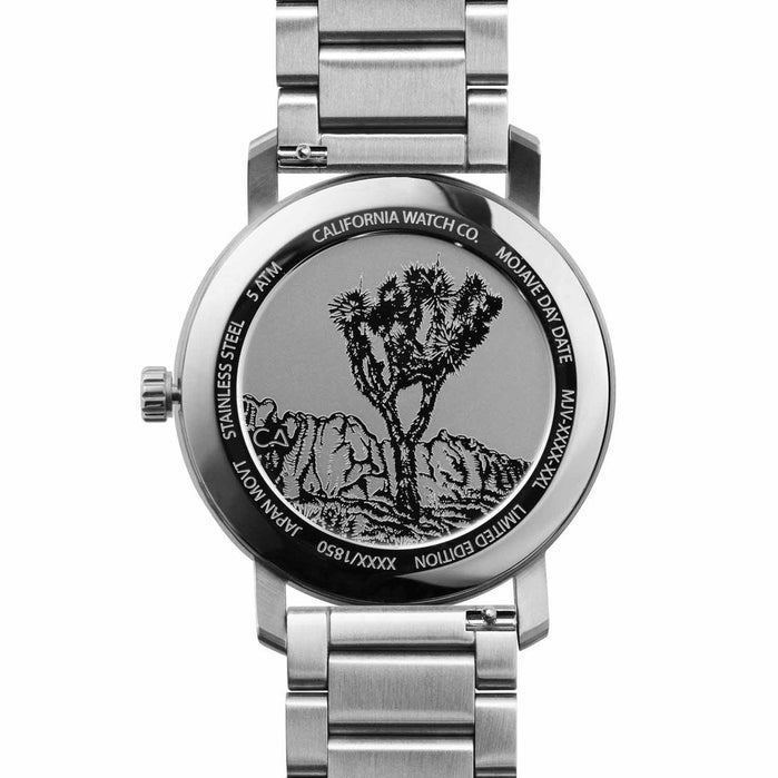California Watch Co. Mojave SS Silver angled shot picture