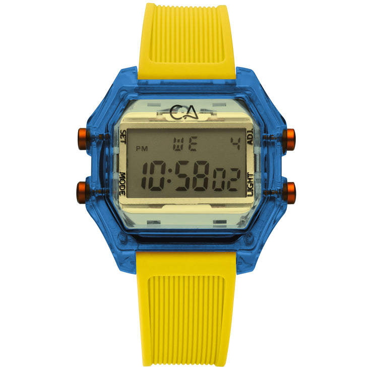 California Watch Co. Venice Beach Digital Blue Yellow