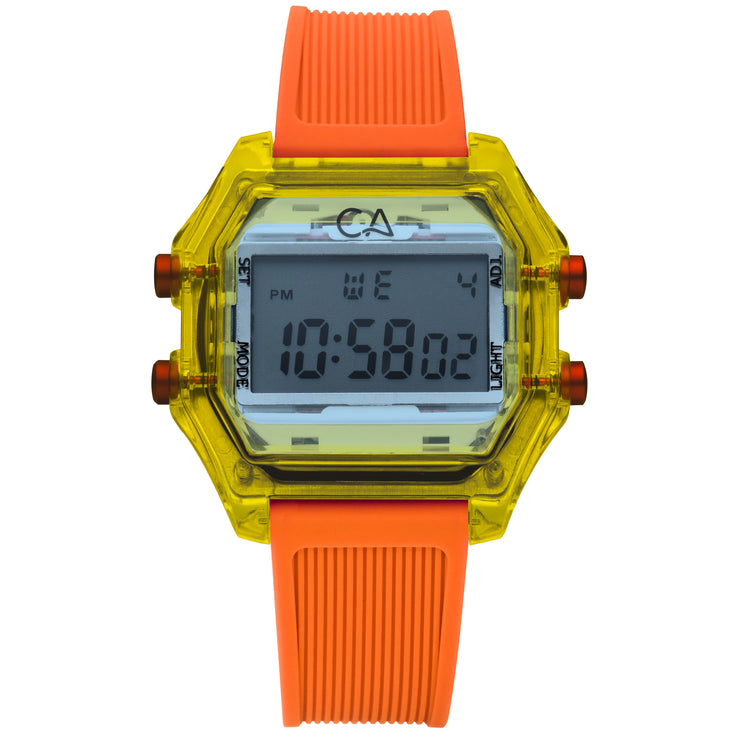 California Watch Co. Venice Beach Digital Yellow Blue Orange