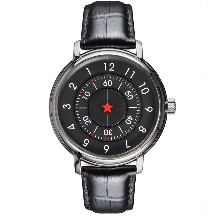 CCCP Aleksandrov Automatic Silver Black angled shot picture
