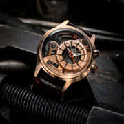 The Electricianz Soprano Z 45mm Rose Gold Brown
