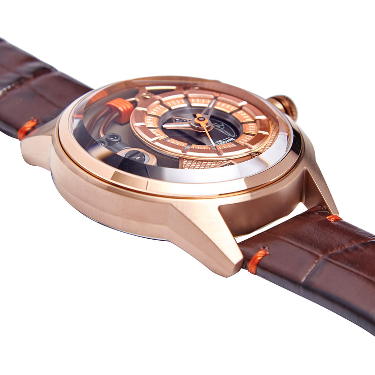 The Electricianz Soprano Z 45mm Rose Gold Brown