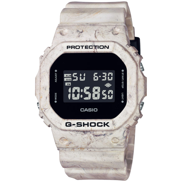 G-Shock DW5600WM Wavy Marble angled shot picture