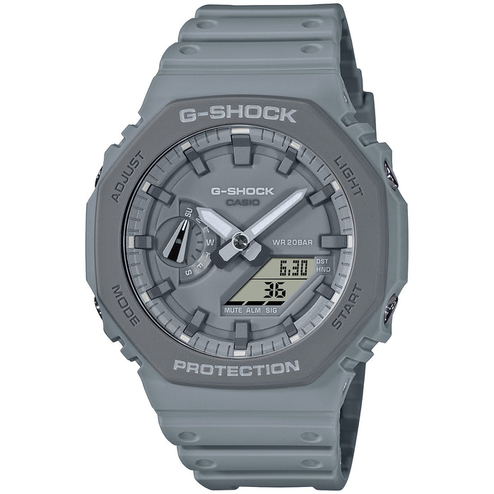 G-Shock GA2110ET Carbon Core Guard Ana-Digi Gray angled shot picture