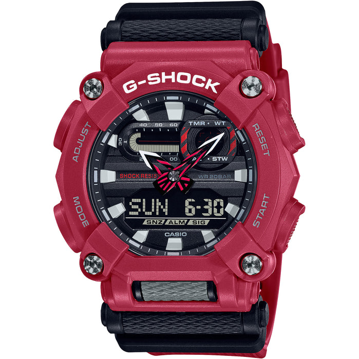 G-Shock GA900 Black Red angled shot picture