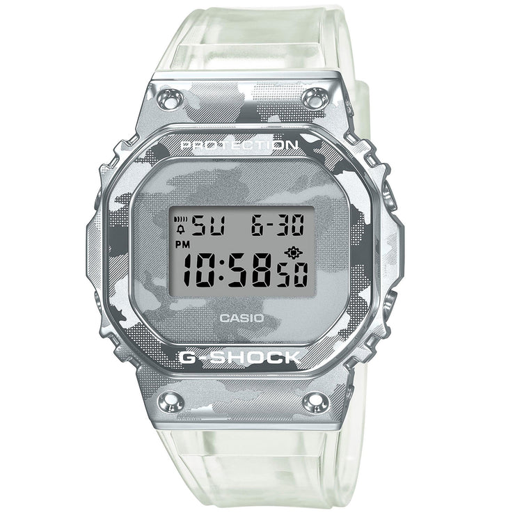 G-Shock GM5600SCM Metal Camo Silver Clear Limited Edition