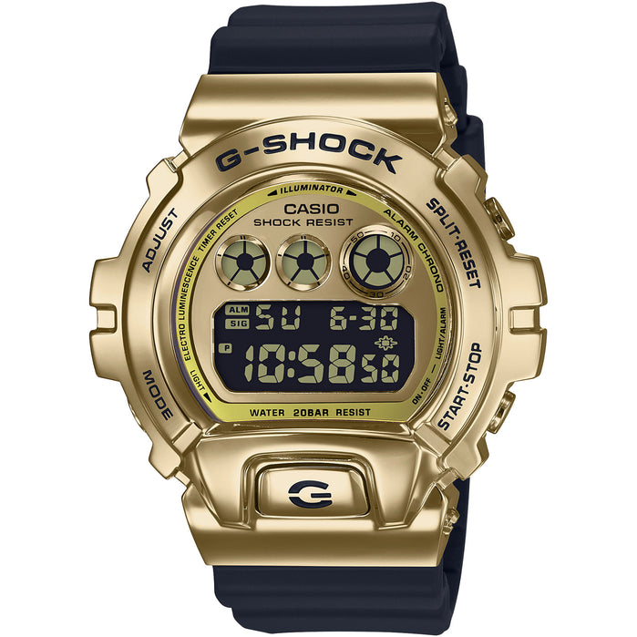 G-Shock 25th Anniversary Metal GM6900G-9 Gold angled shot picture