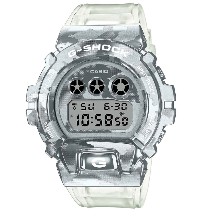 G-Shock GM6900SCM Metal Camo Silver Clear Limited Edition