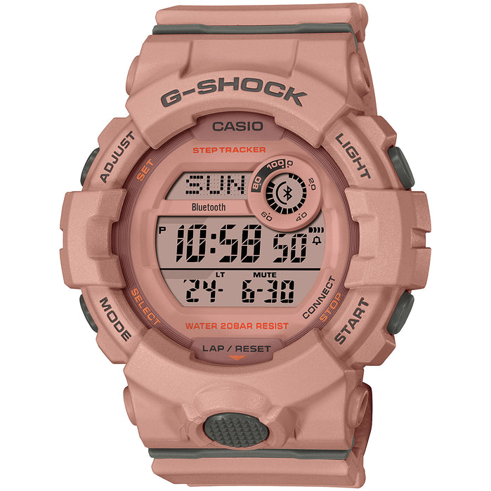 G-Shock GMDB800 G-Squad Connected Fitness Pink angled shot picture