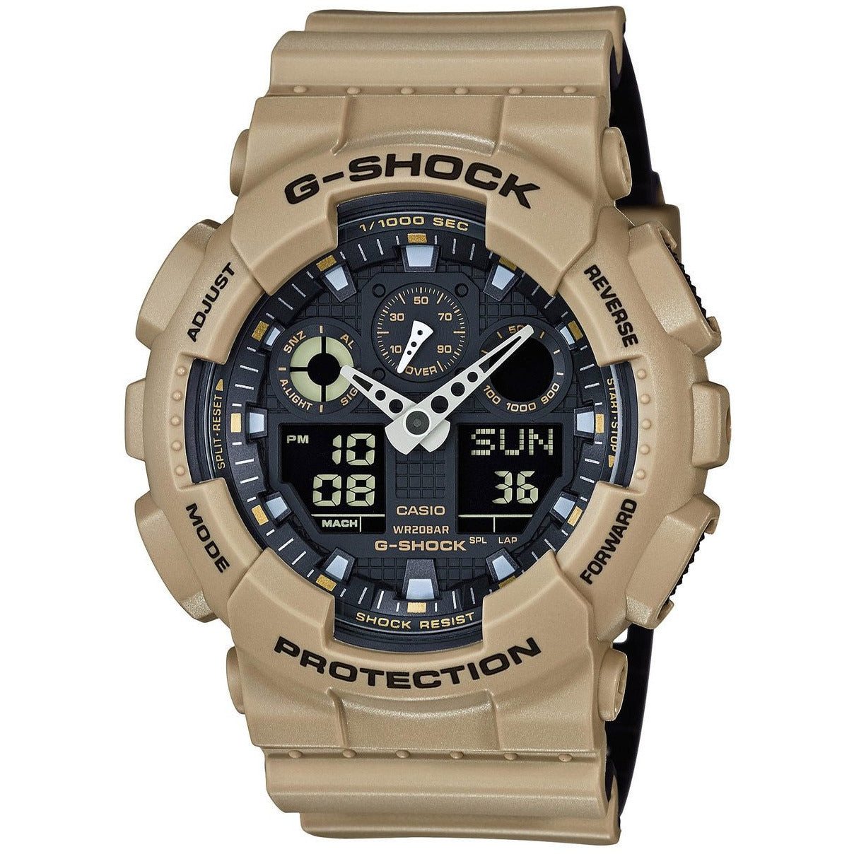 delvist kompromis skorsten G-Shock GA-100 Military Series Sand | Watches.com