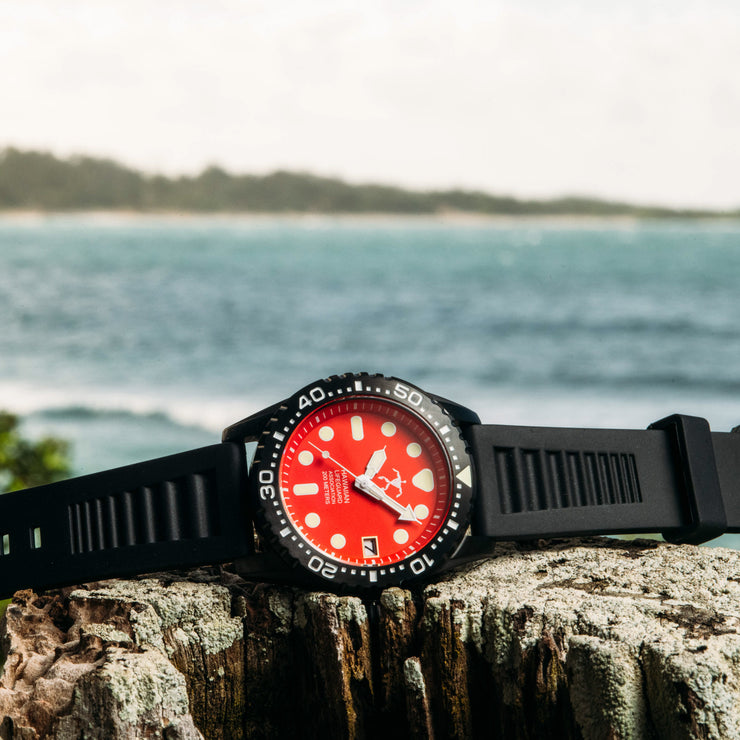 Hawaiian Lifeguard Association Red Black