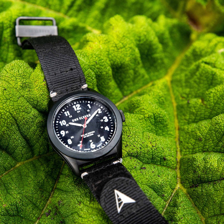 One Eleven CBOE2028 Solar Field Watch Black