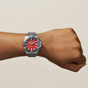 Shinola The Harbor Monster 43mm Automatic Red Blue