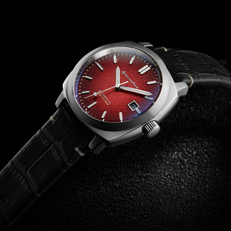 Spinnaker Hull Riviera Automatic Silver Red