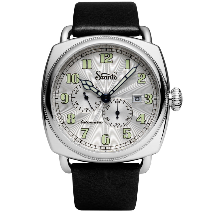 Szanto Officer's Coin Cushion Automatic All Silver