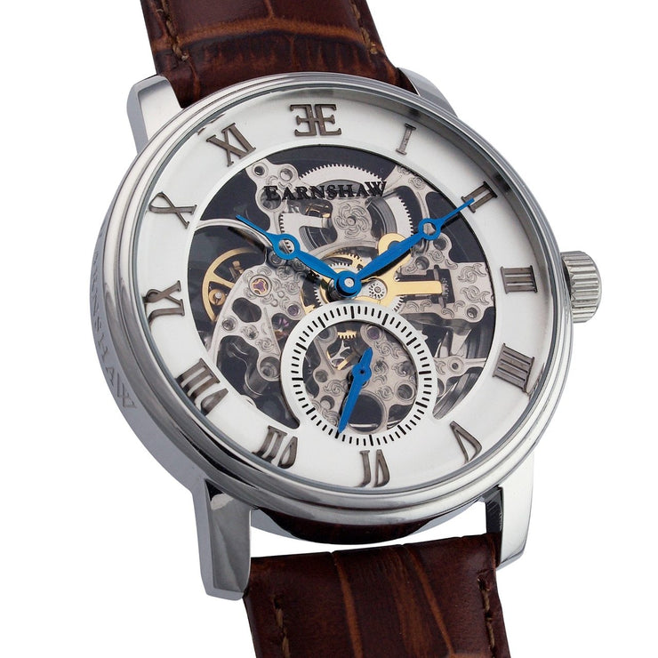 Thomas Earnshaw Westminster Automatic Silver Brown White