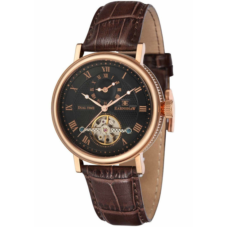 Thomas Earnshaw Beaufort Automatic Rose Gold Brown
