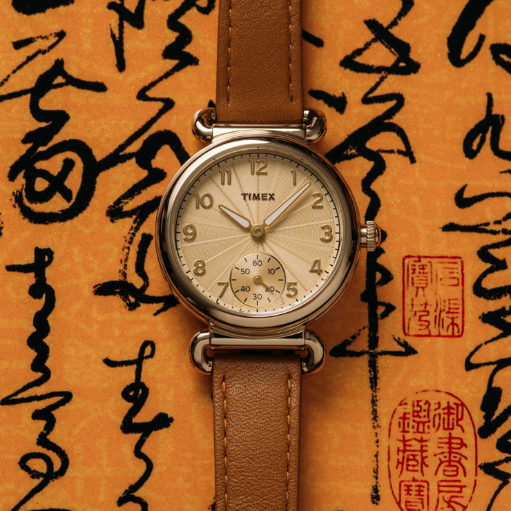 Timex Model 23 33mm Gold Tan