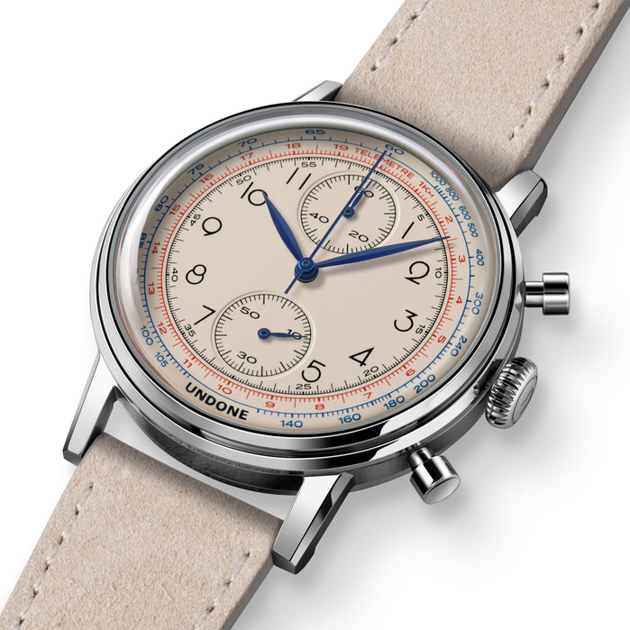 Undone Urban Vintage Killy Chronograph Silver angled shot picture