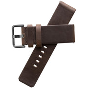 Xeric 24mm American Horween Dark Brown/Gun Leather Strap