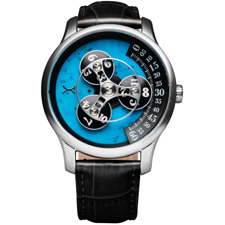 Xeric Triptych Automatic Wandering Hour Stone Edition Turquoise