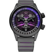 Xeric Vendetta II Automatic Wandering Hour Gunmetal Purple