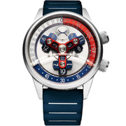 Xeric Vendetta II Automatic Wandering Hour Navy Red